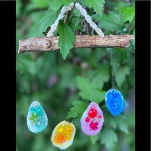 Gift, 4 elements hanging decorations hand made